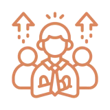 Leader and team progress symbol