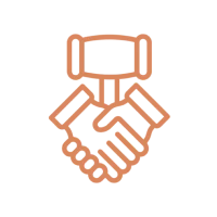 Justice and partnership illustration